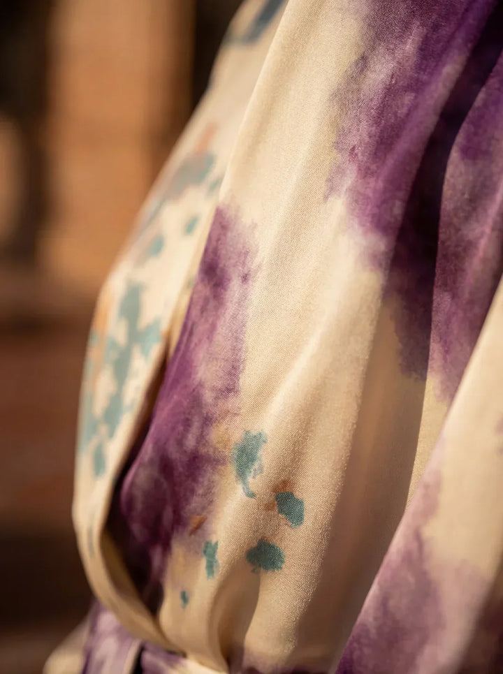 Dahlia - Robe portefeuille élégante à décolleté en V