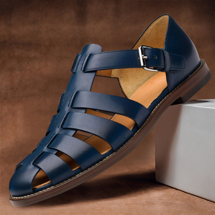 Sandales de Pêcheur en Cuir Confortables - Style Romain