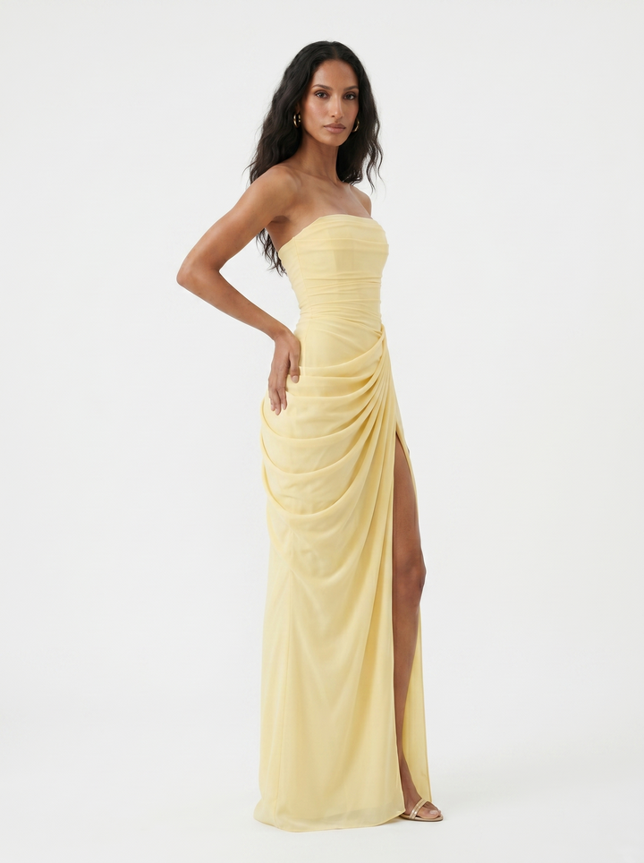 Jenesse - Robe de Soirée en Chiffon Élégante