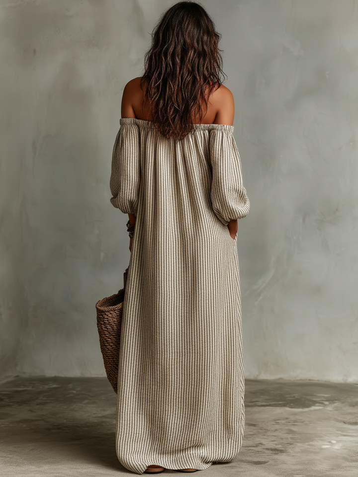 Carmen | Robe longue avec design décolleté