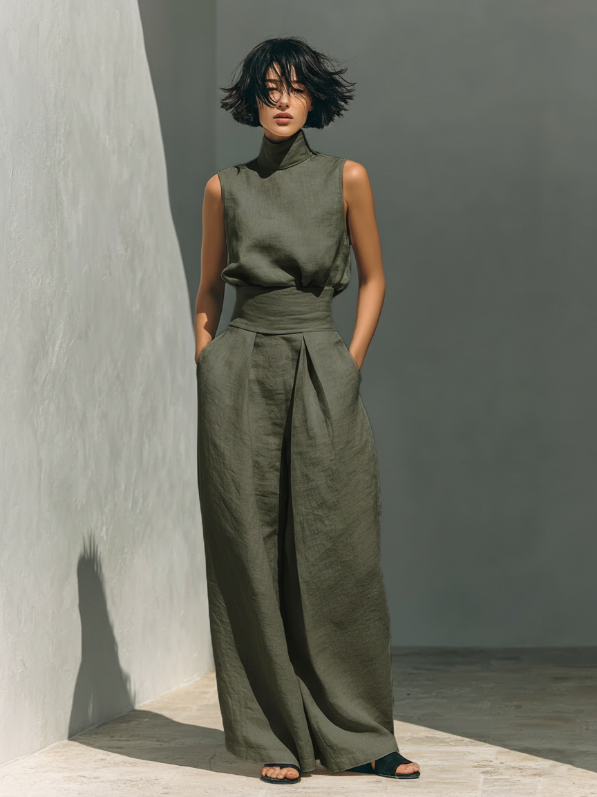 Maria™ | Ensemble complet avec débardeur et pantalon large