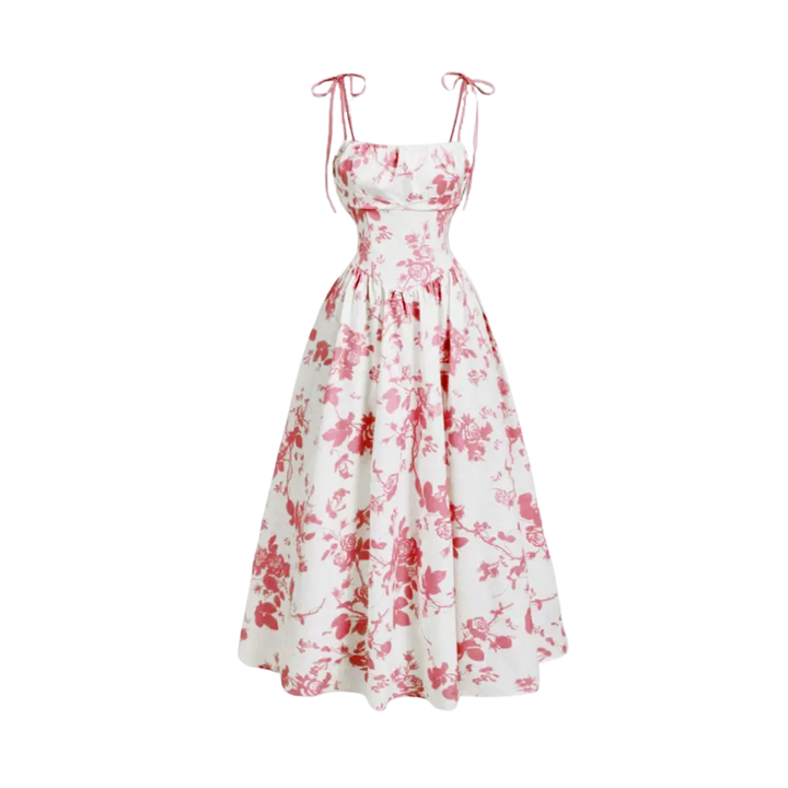 Abegail - Robe à bretelles florale