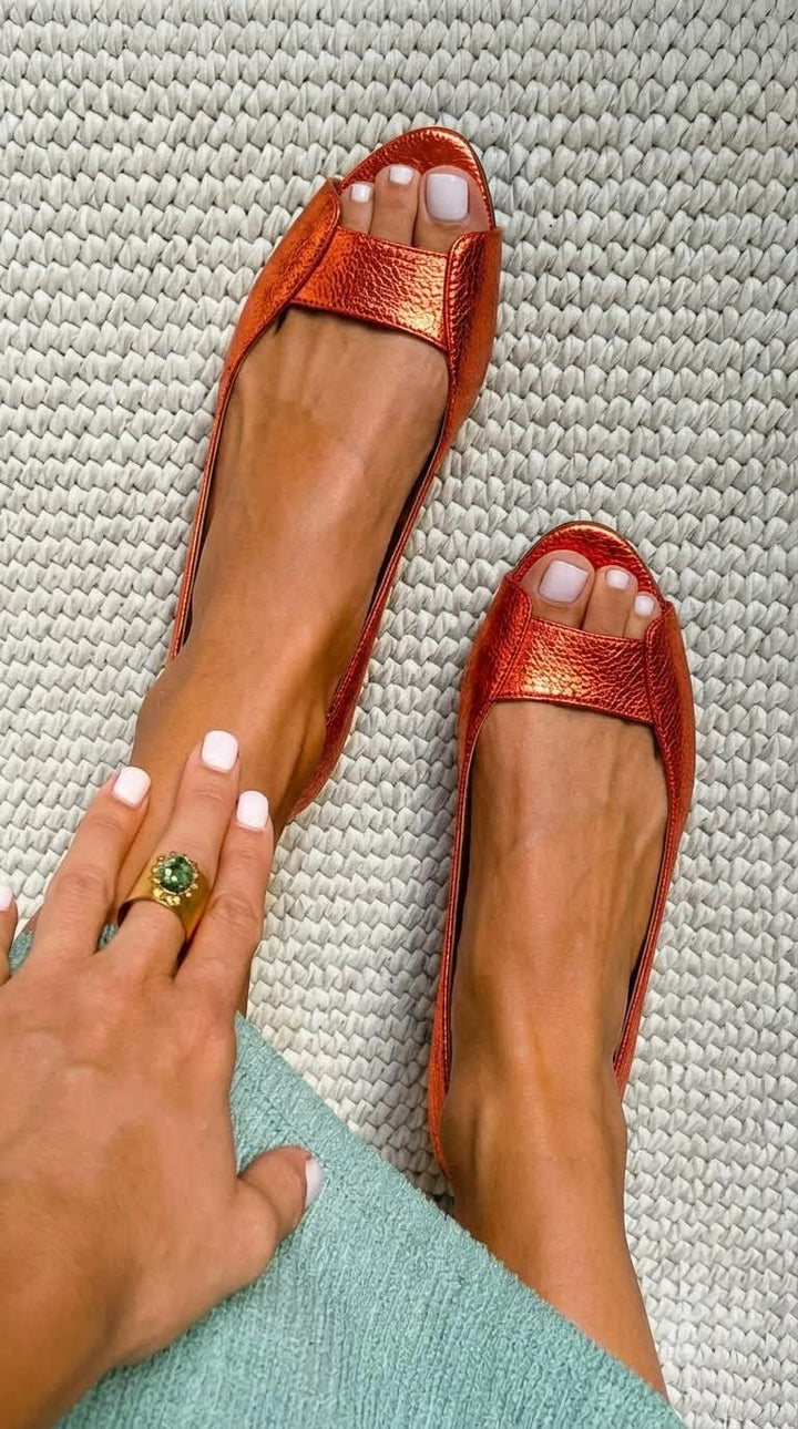 Naya - Sandales Chic Confort Doré