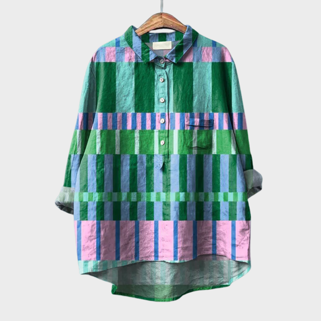 Lynn - Blouse d'été en lin élégante