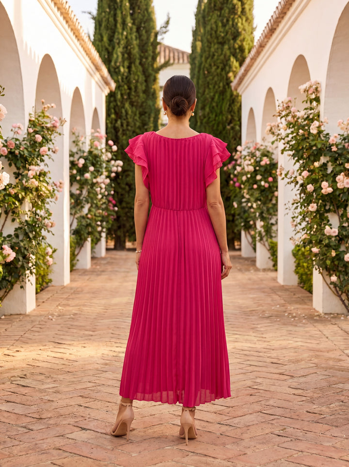 Nellie – Robe Midi Élégante et Flottante