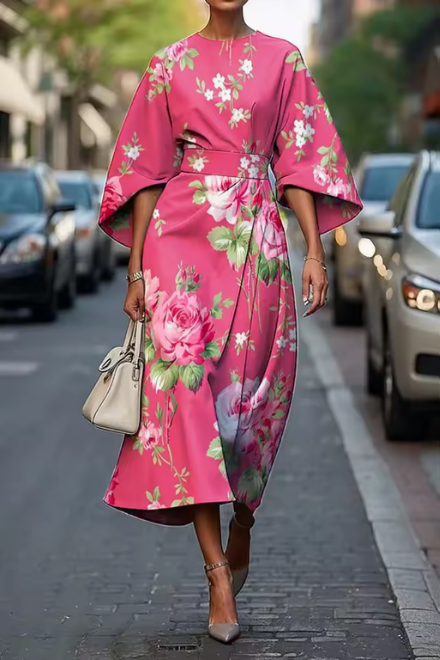 Chelsea - Robe florale élégante et fluide