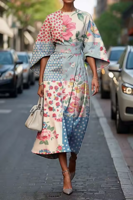 Chelsea - Robe florale élégante et fluide