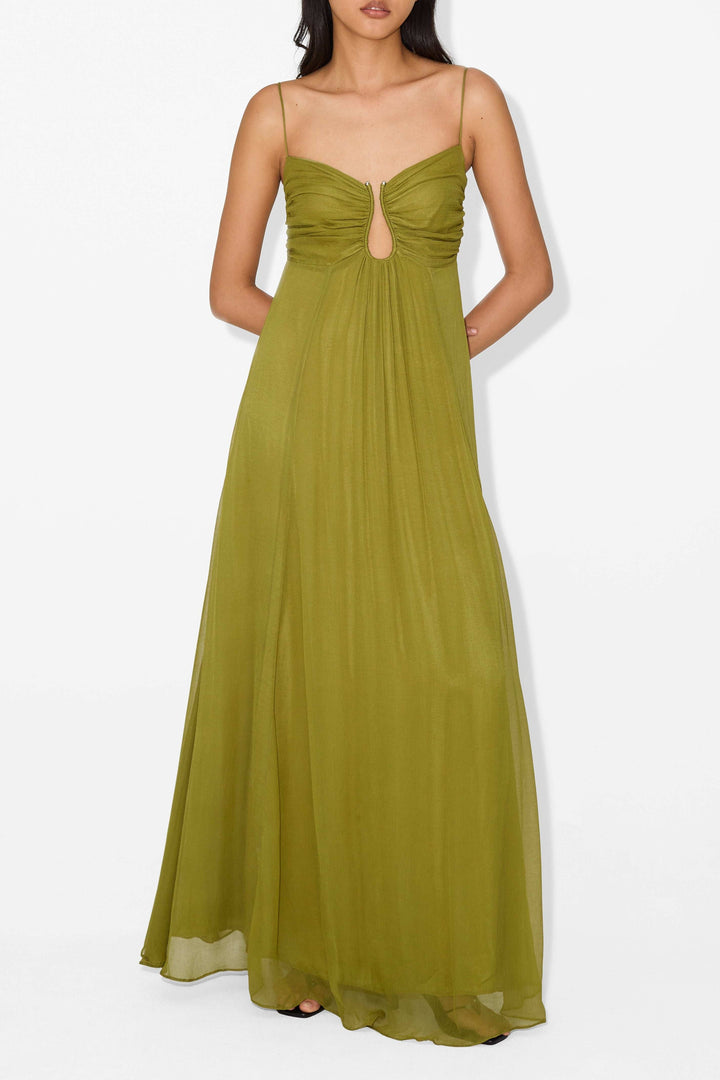 Saddie – Robe Maxi à Découpe Clé