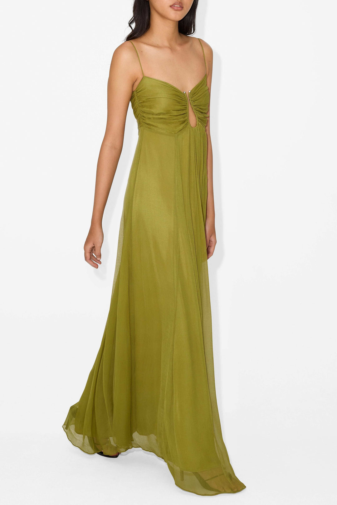 Saddie – Robe Maxi à Découpe Clé