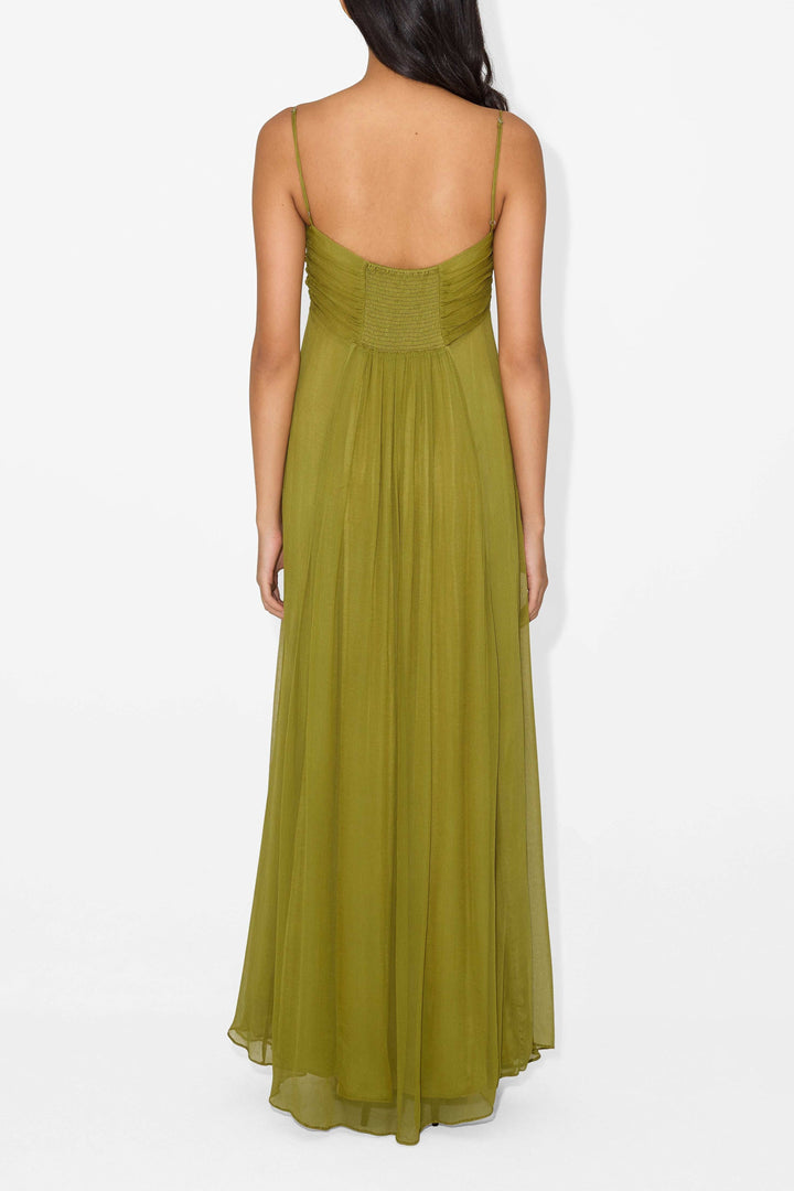 Saddie – Robe Maxi à Découpe Clé