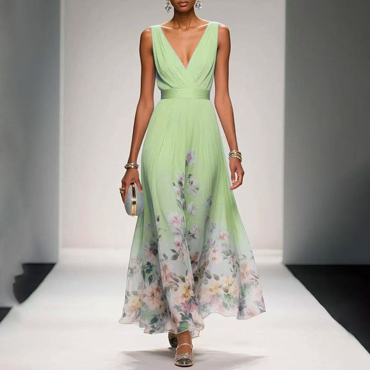 Cindy | Robe Maxi Élégante pour Invités de Mariage