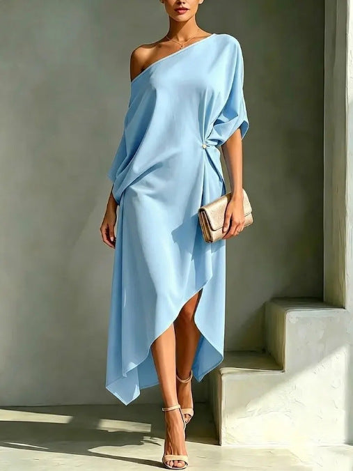 Suziene - Robe Asymétrique Élégante