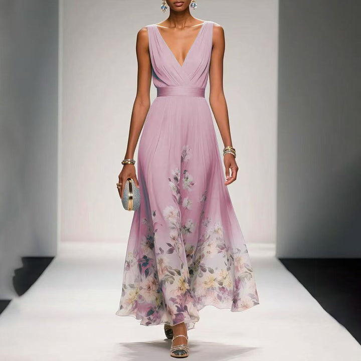 Cindy | Robe Maxi Élégante pour Invités de Mariage