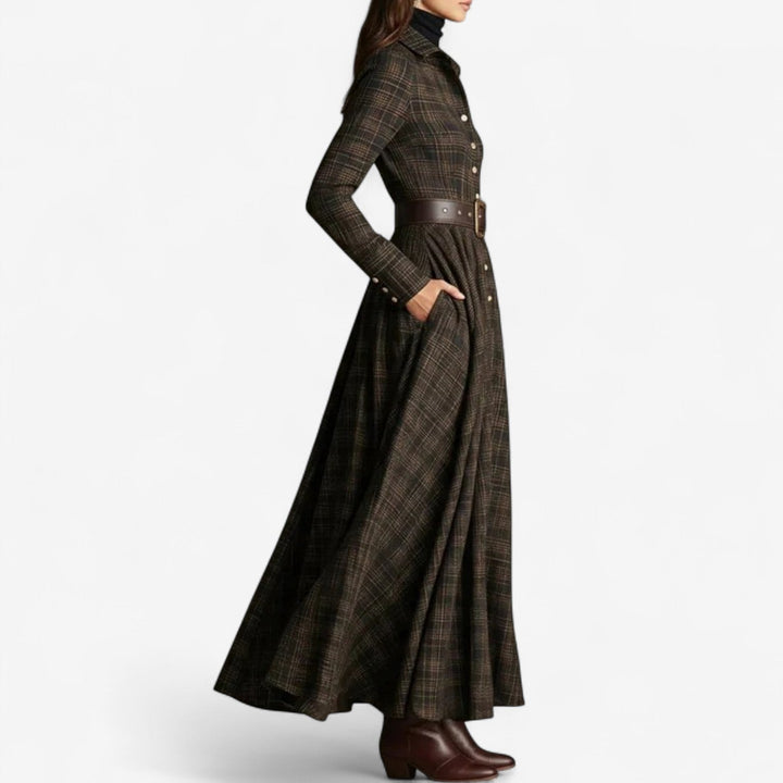 Farrah – Robe Maxi Inspirée Vintage