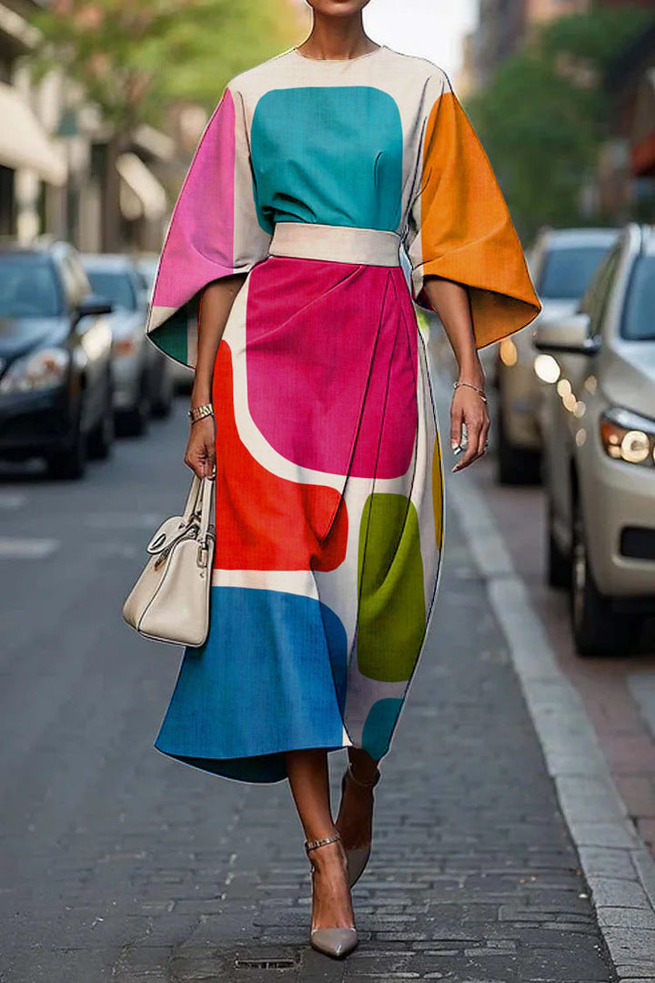 Melody™ - Robe Élégante à Col Rond