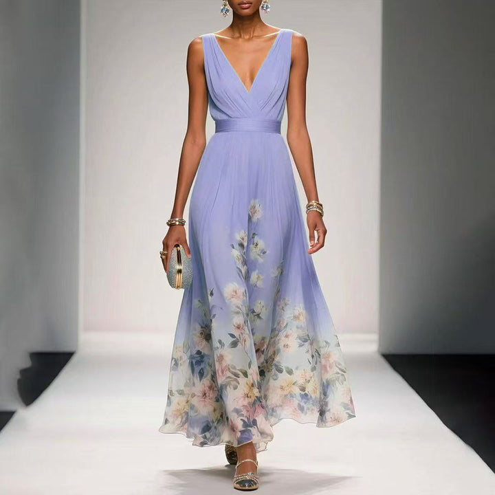 Cindy | Robe Maxi Élégante pour Invités de Mariage