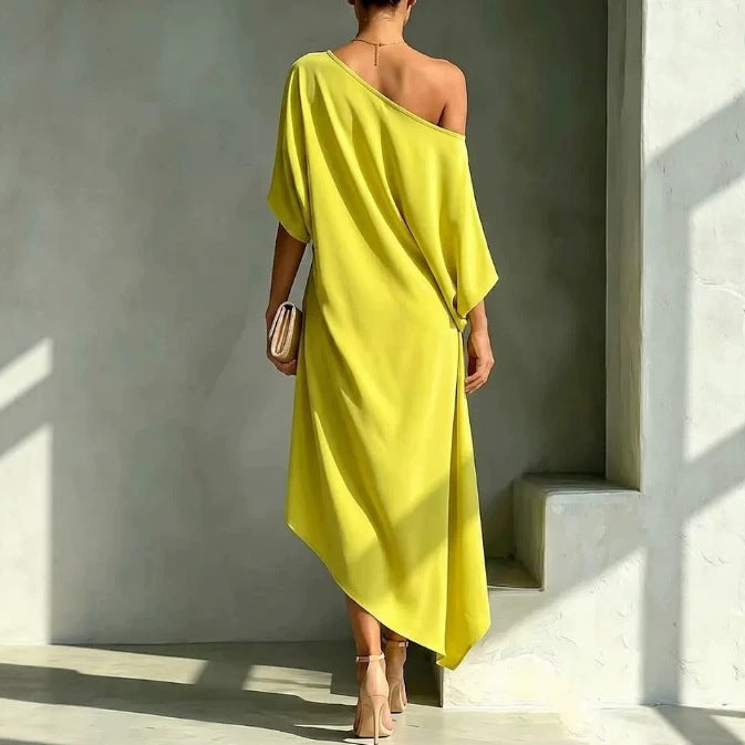 Suziene - Robe Asymétrique Élégante