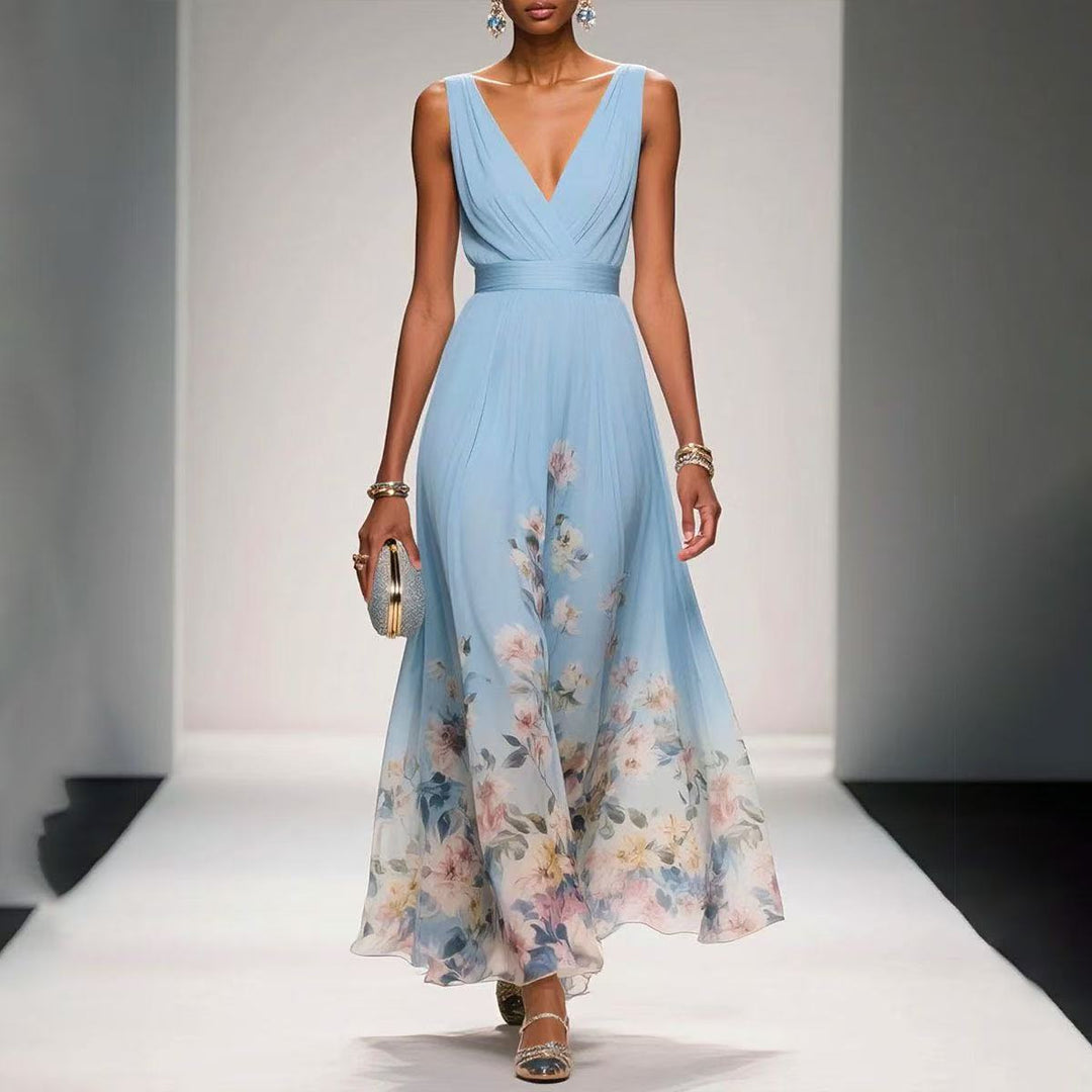 Cindy | Robe Maxi Élégante pour Invités de Mariage