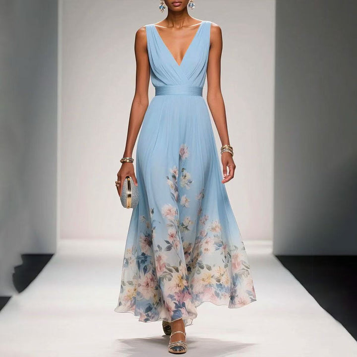 Cindy | Robe Maxi Élégante pour Invités de Mariage