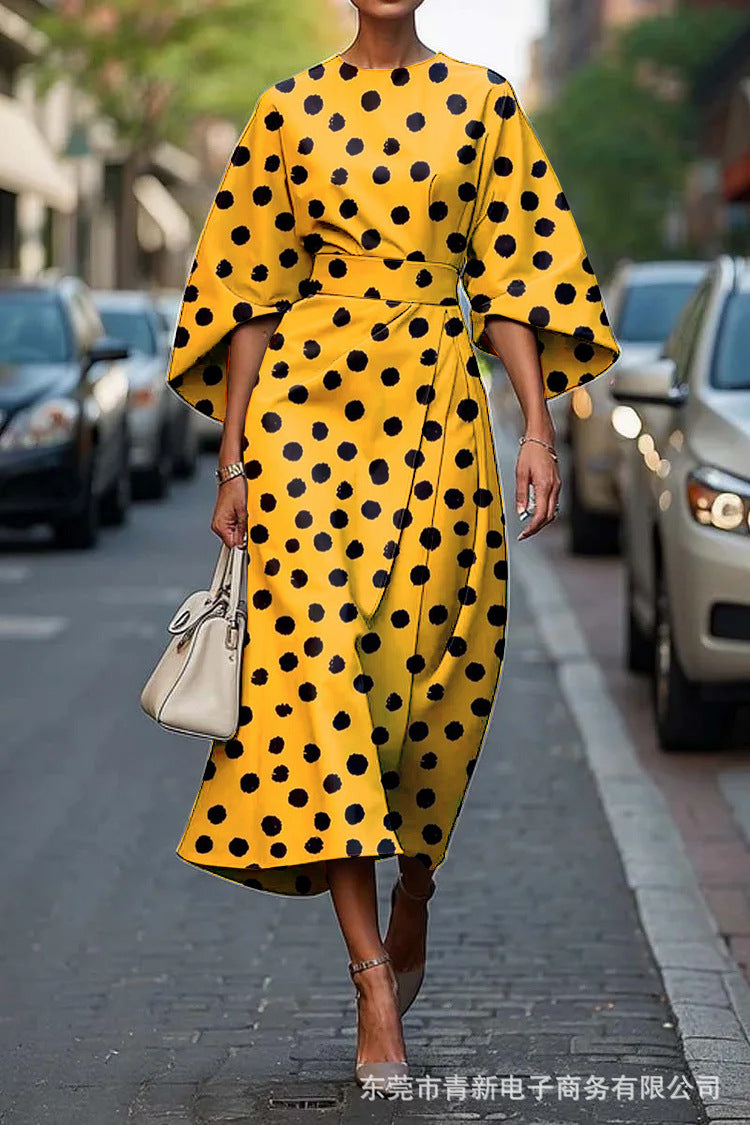 Melody™ - Robe Élégante à Col Rond