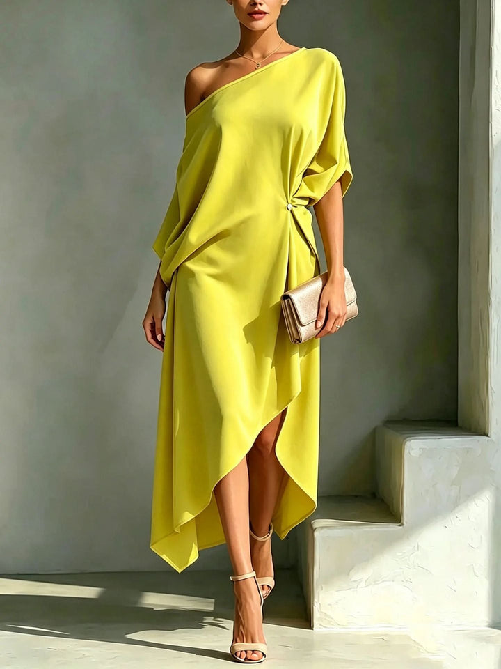 Suziene - Robe Asymétrique Élégante