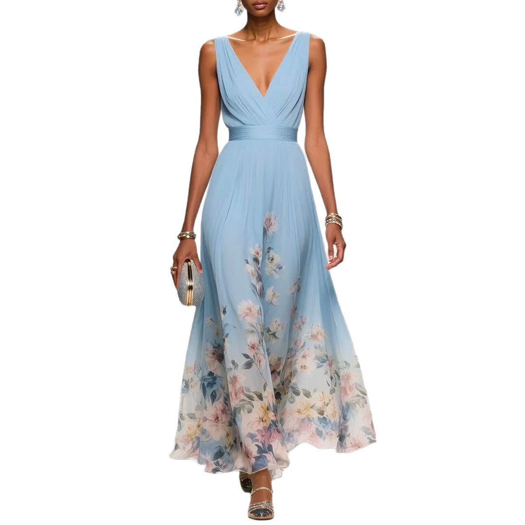 Cindy | Robe Maxi Élégante pour Invités de Mariage