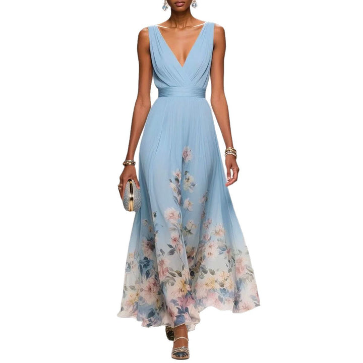 Cindy | Robe Maxi Élégante pour Invités de Mariage
