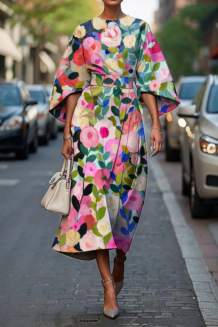 Melody™ - Robe Élégante à Col Rond