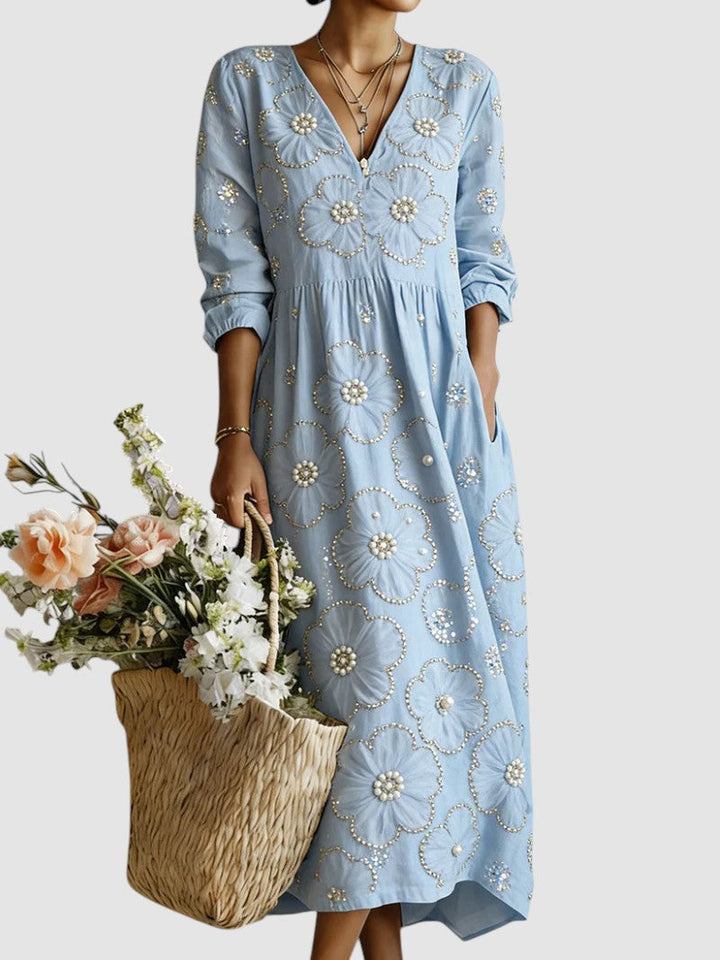Sienna - Robe Midi Fleurie