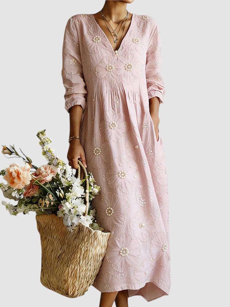 Sienna - Robe Midi Fleurie