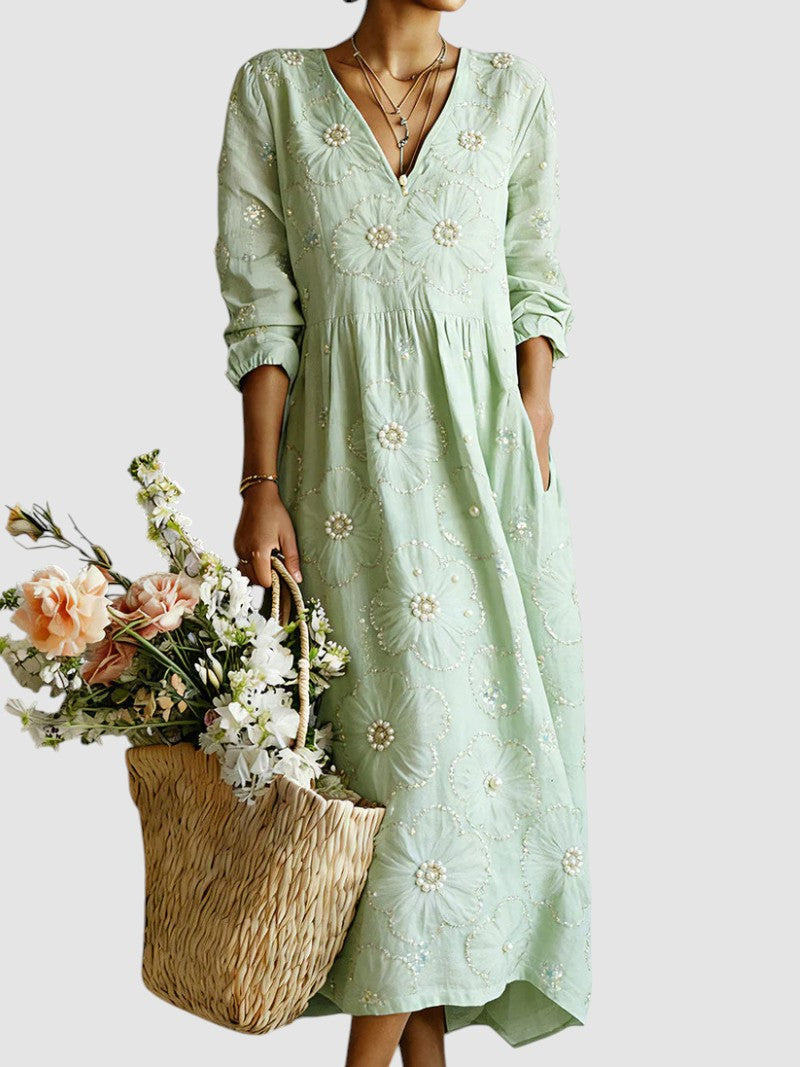 Sienna - Robe Midi Fleurie