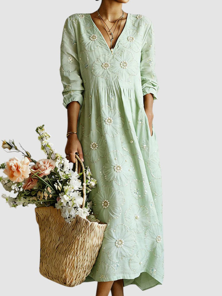Sienna - Robe Midi Fleurie