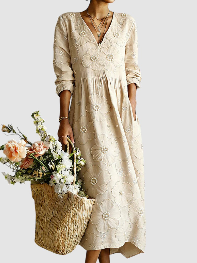Sienna - Robe Midi Fleurie
