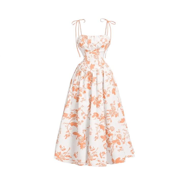 Abegail - Robe à bretelles florale