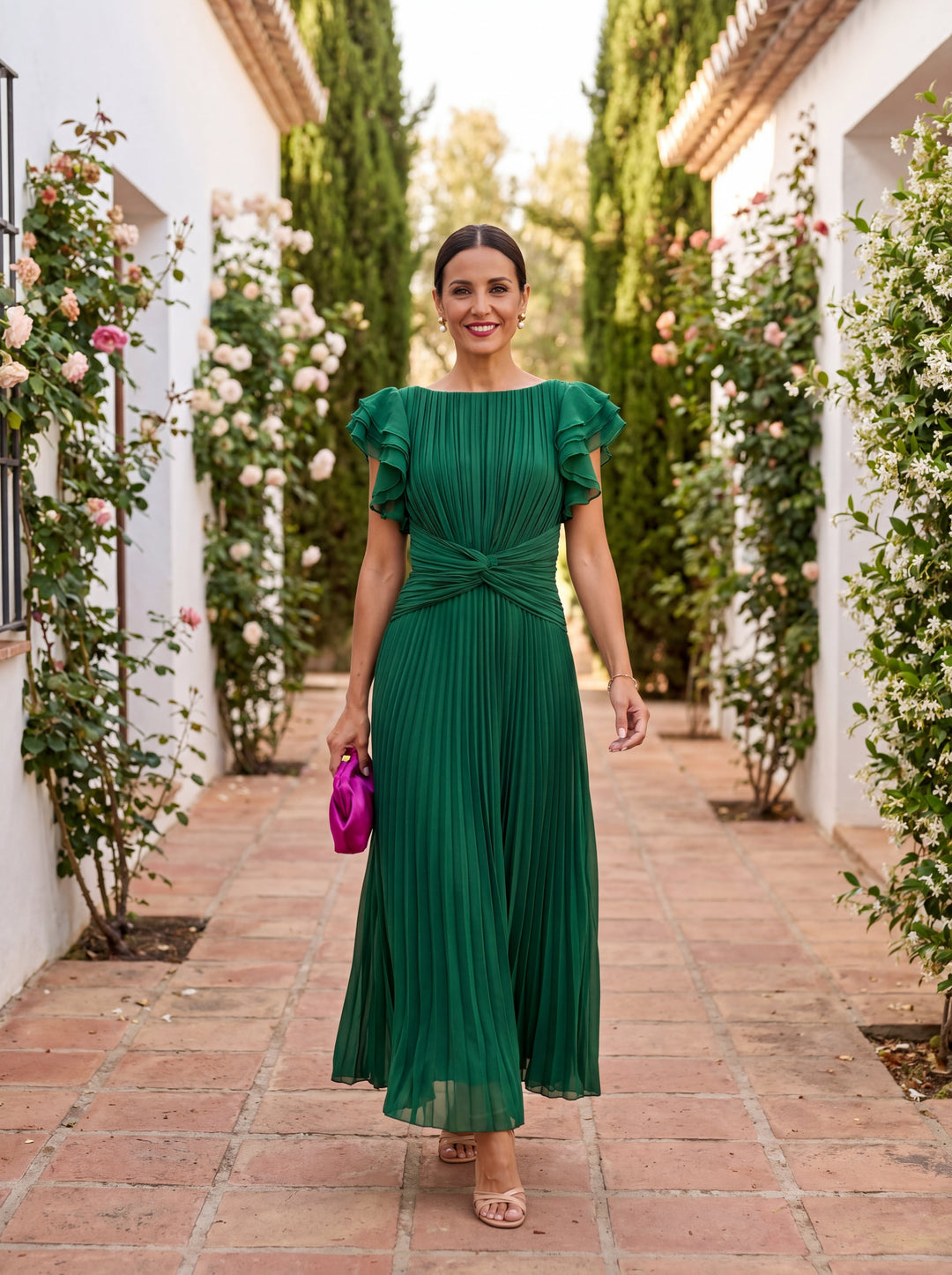 Nellie – Robe Midi Élégante et Flottante