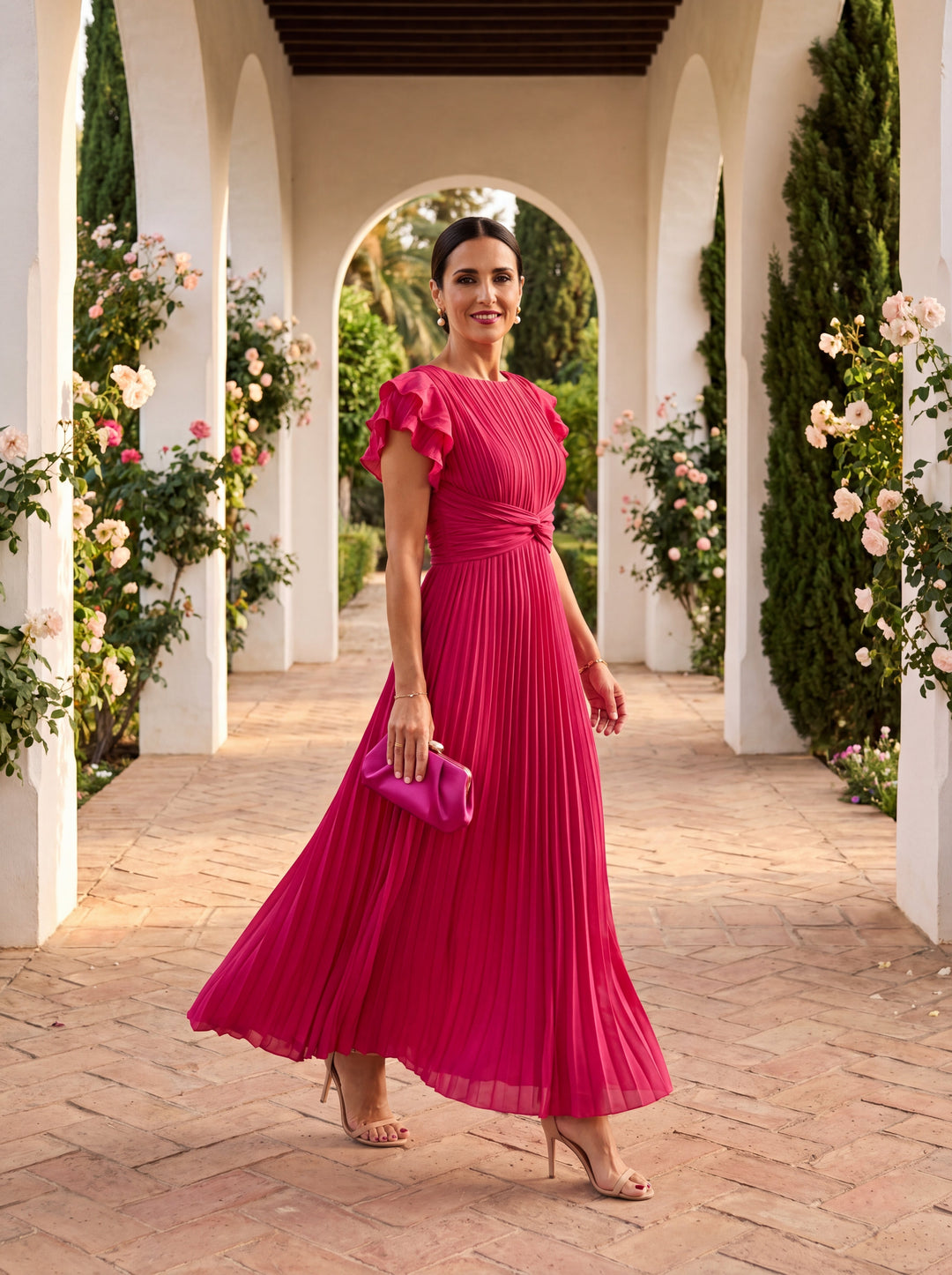 Nellie – Robe Midi Élégante et Flottante