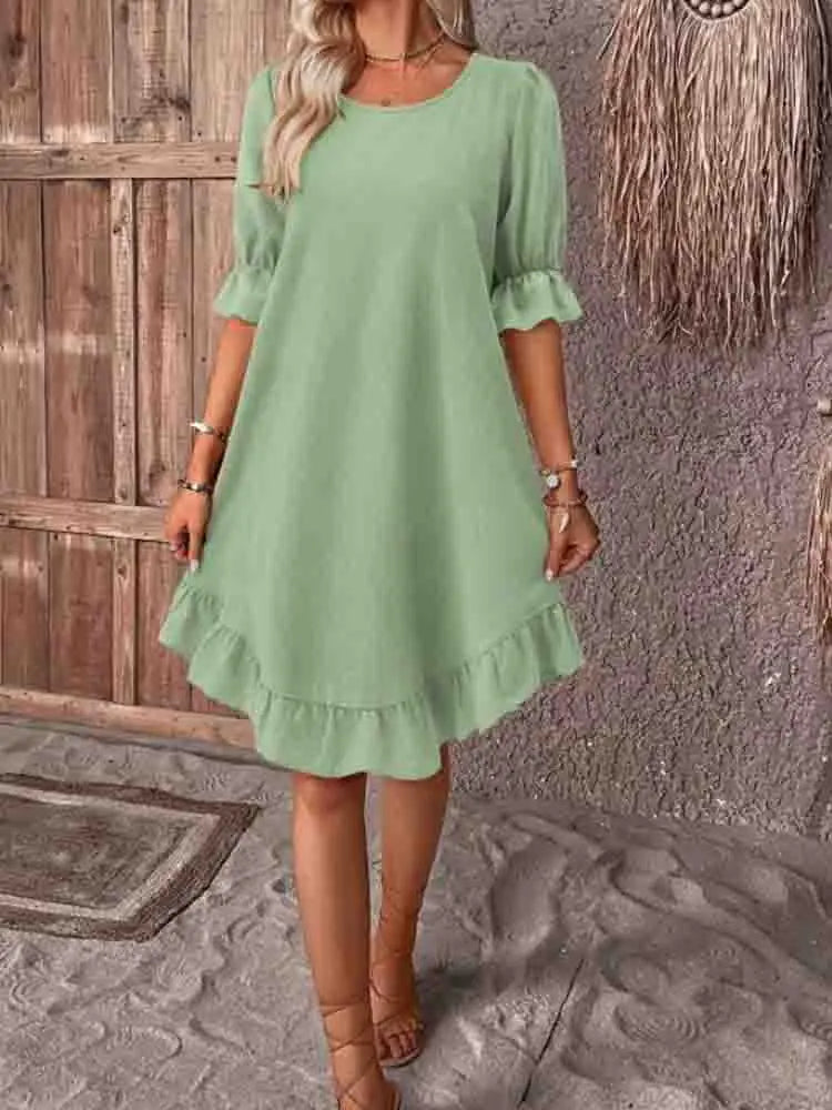 Sally | Robe d'été avec volants