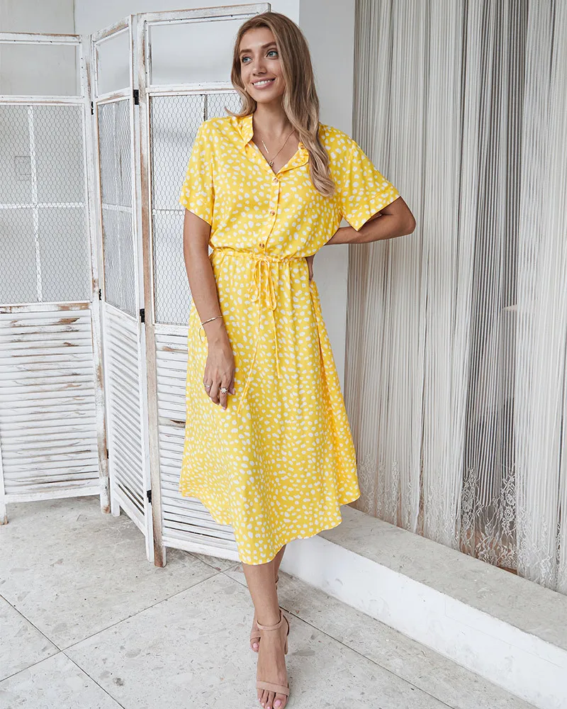 Lena - Robe d'été style chemise