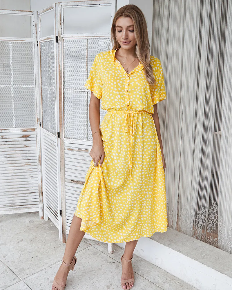 Lena - Robe d'été style chemise