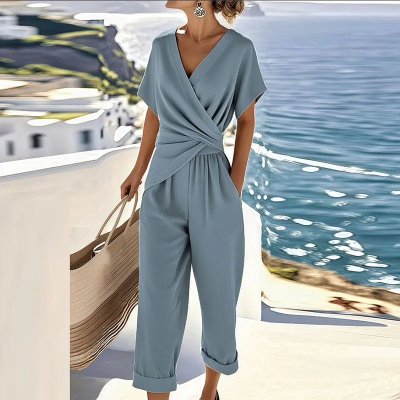 Colleen™ Ensemble d'Été Élégant en Deux Pièces