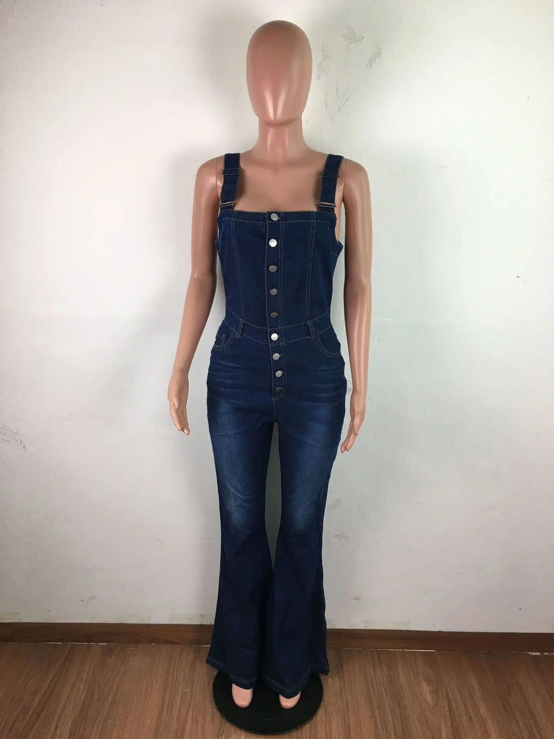 Nalla - Combinaison en denim à jambes larges