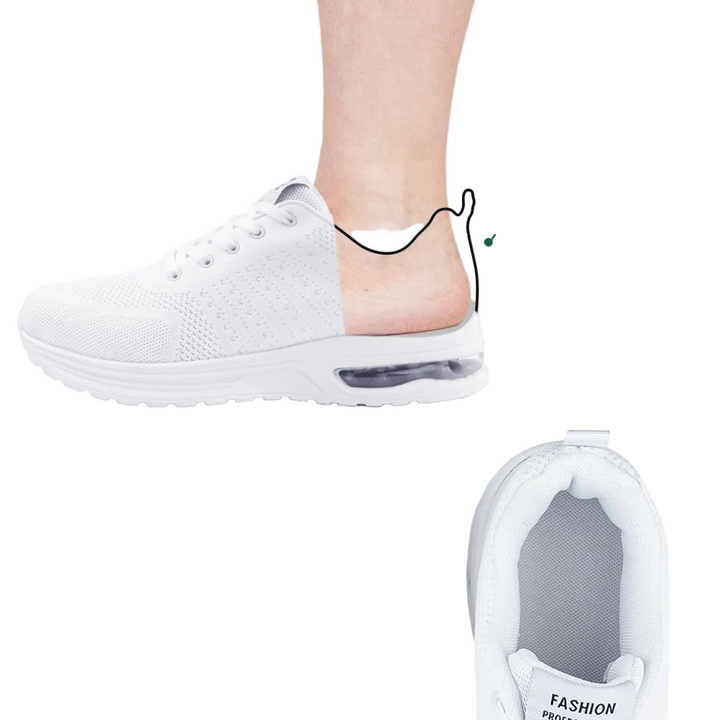 Ella – Chaussures Orthopédiques entièrement blanches