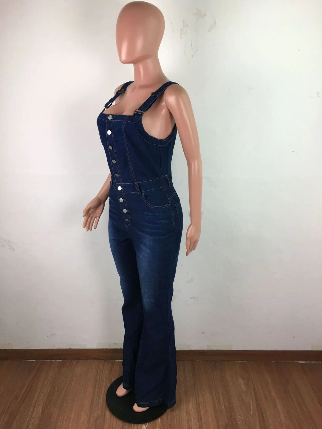 Nalla - Combinaison en denim à jambes larges