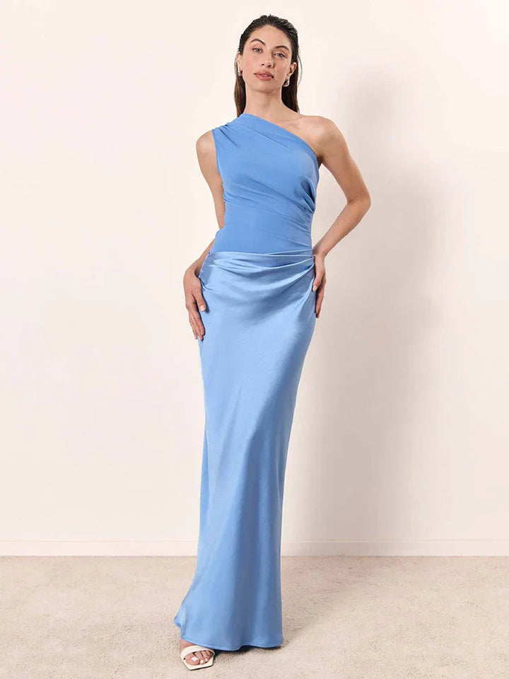 Lara - Robe Maxi avec une Guilt en Satin