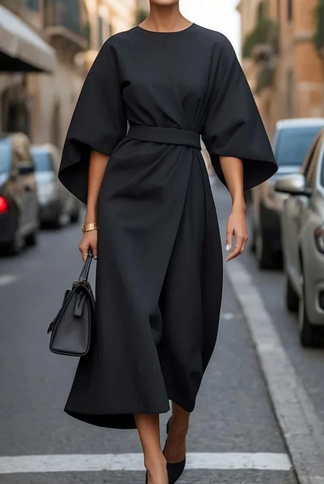 Keira - Robe Maxi d'Été à Manches Élégantes