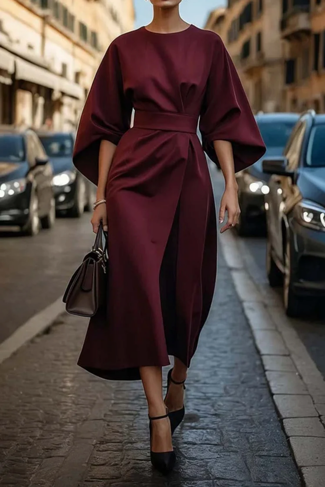 Keira - Robe Maxi d'Été à Manches Élégantes
