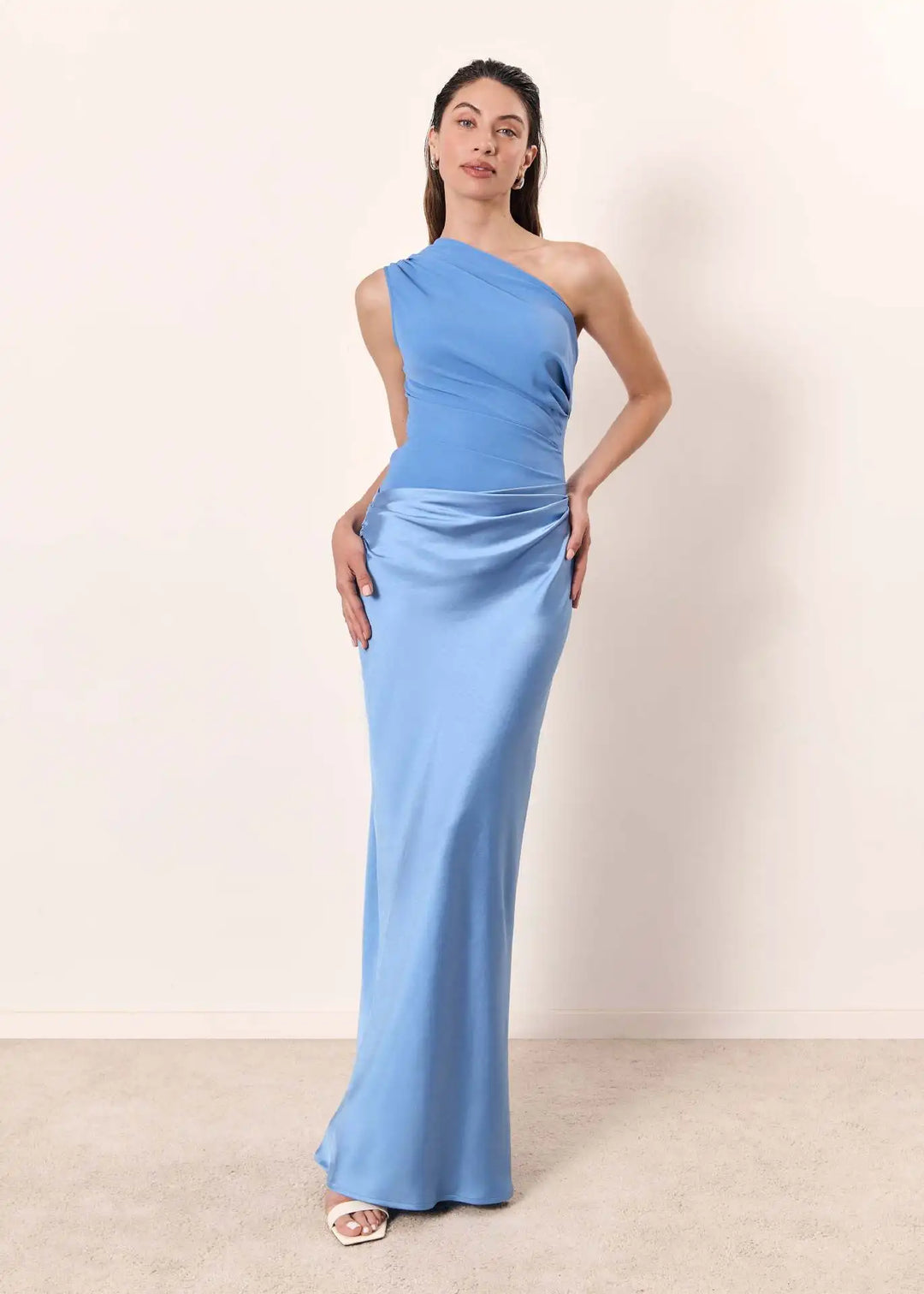 Lara - Robe Maxi avec une Guilt en Satin