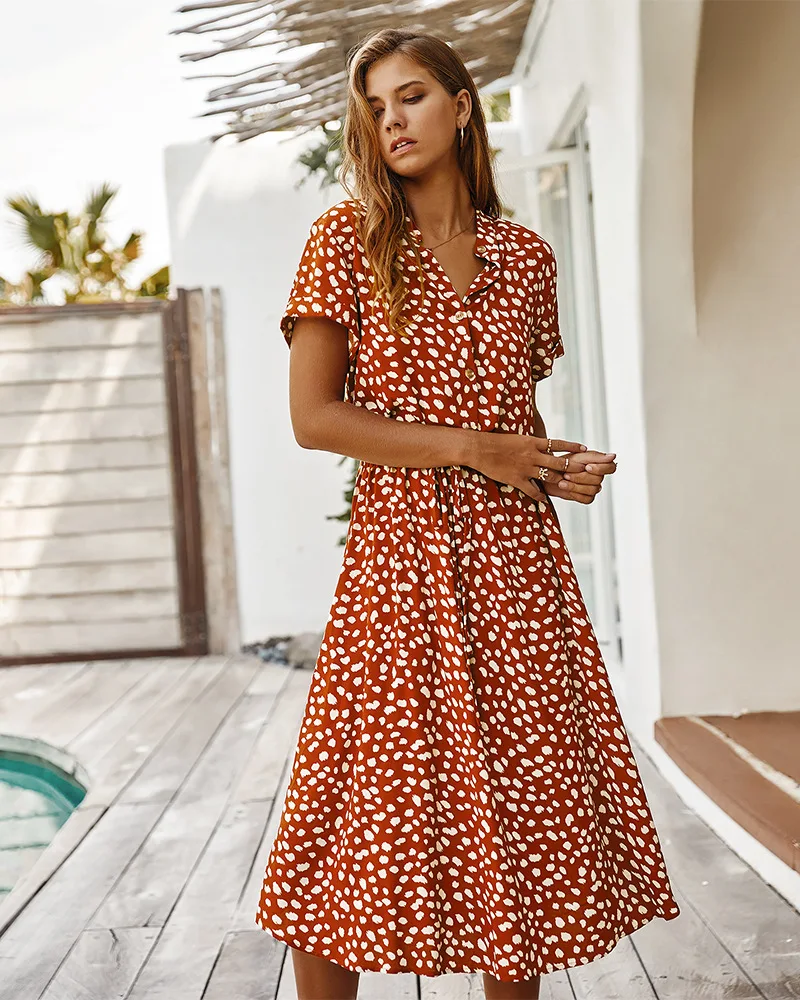 Lena - Robe d'été style chemise