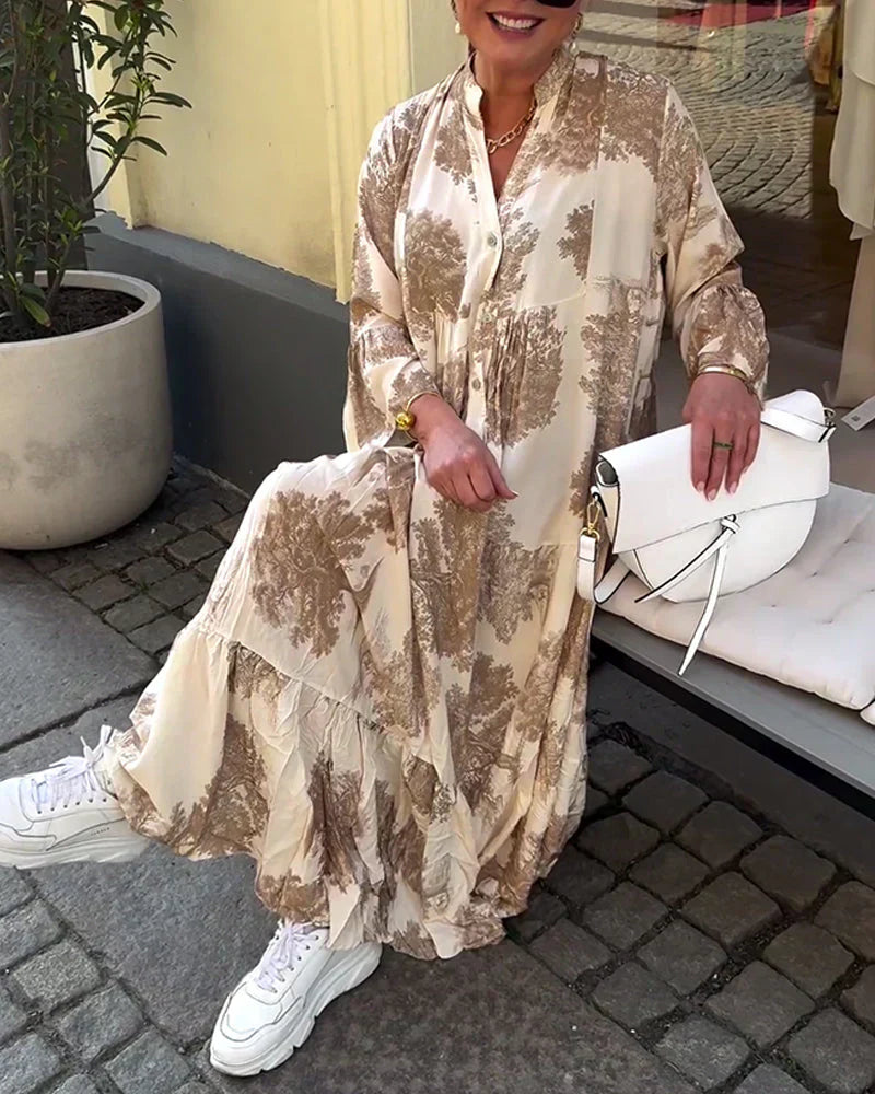Lena - Robe élégante à coupe fluide