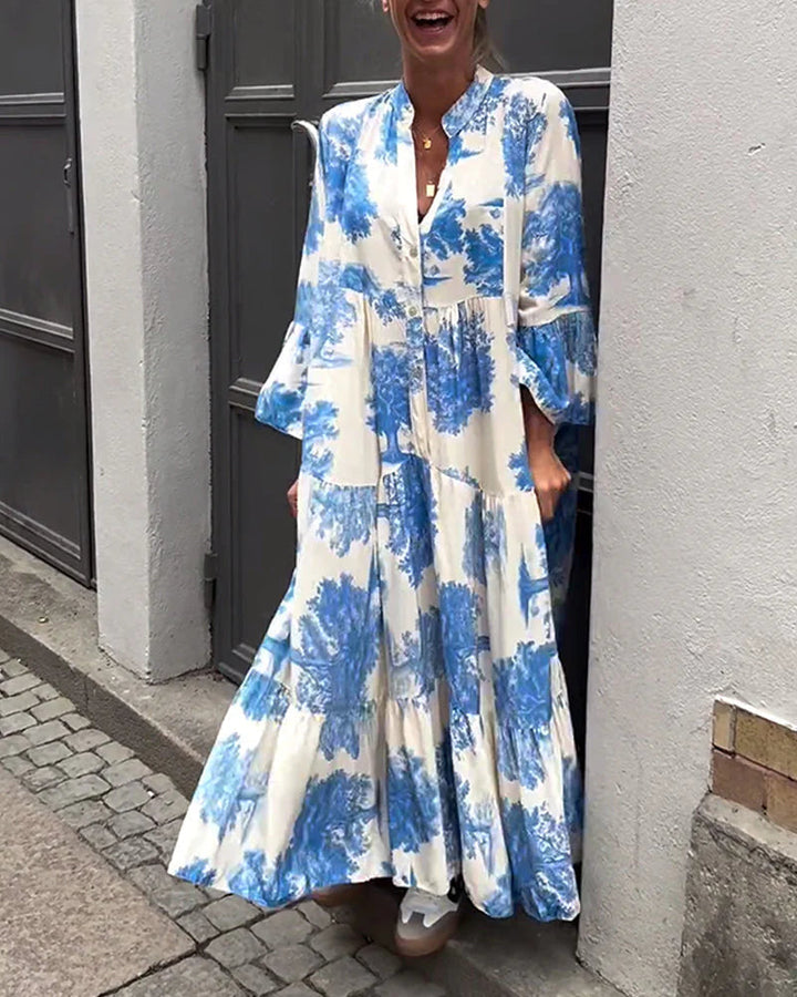 Lena - Robe élégante à coupe fluide